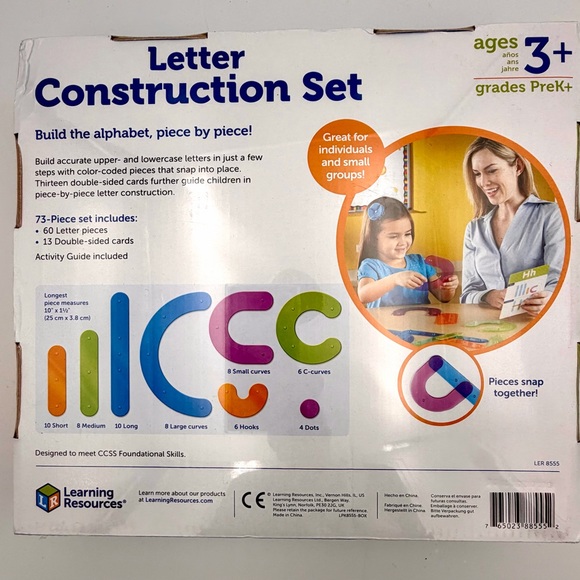 Learning Resources Letter Construction Set - Picture 3 of 8